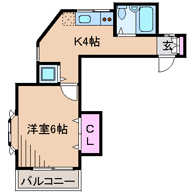 シャトー妙蓮寺 間取り