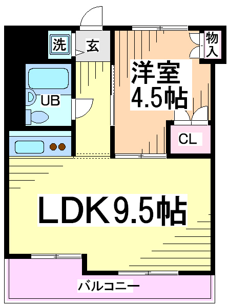 東京都武蔵野市中町３丁目 間取り