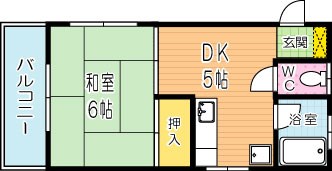 井ビル 403号室 間取り
