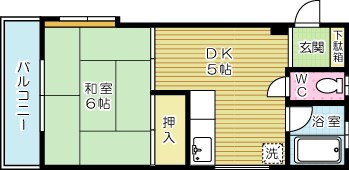 井ビル 403号室 間取り