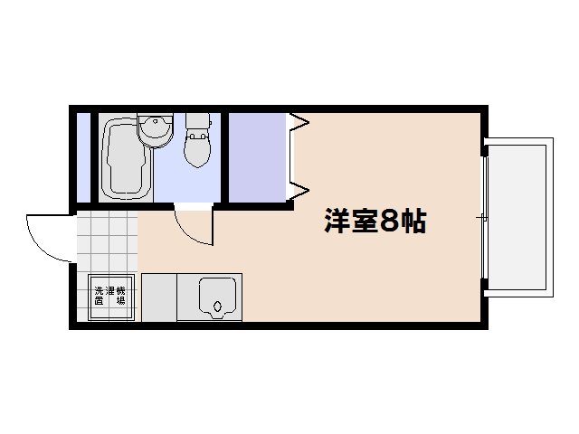 クレシア吉見園 108号室 間取り