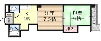 愛知県名古屋市熱田区伝馬２丁目 間取り