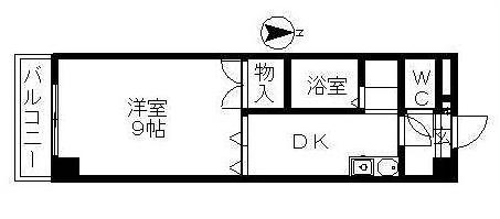 愛知県名古屋市中村区竹橋町 間取り