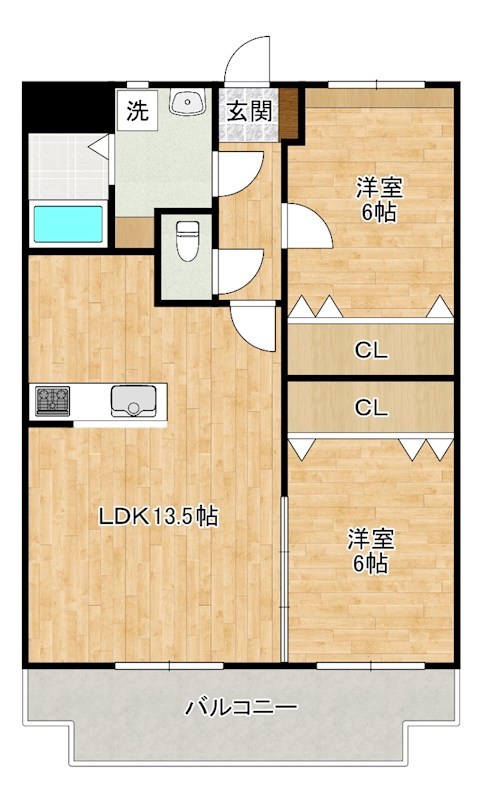 ユーミーマンションスペースＧⅡ 102号室 間取り