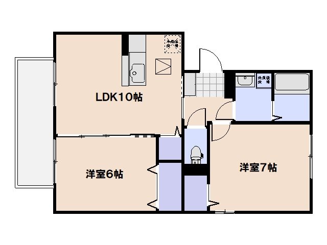 メゾン　ドゥ　プラージュ 間取り