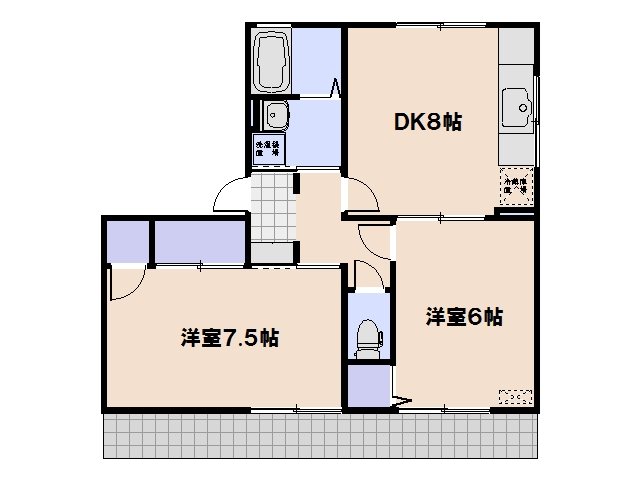 グリーンコーポ寺尾 間取り