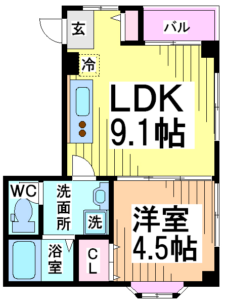 Zodd三鷹 間取り