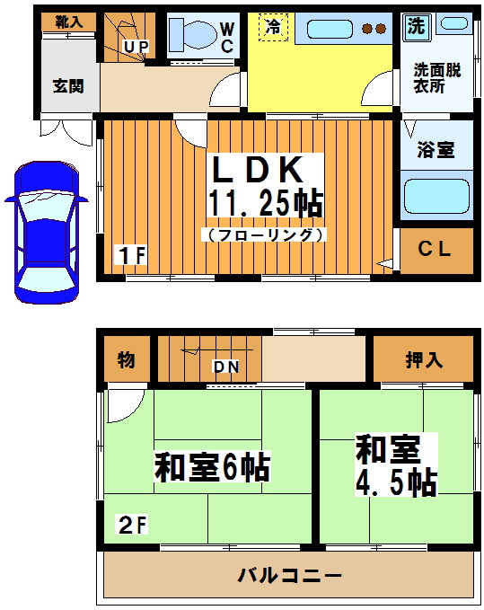 北村貸家 間取り