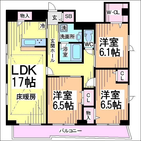 ルンデ三鷹 間取り