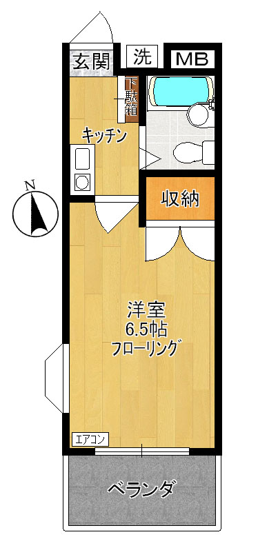 ハイツAMEYA 301号室 間取り