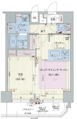 プレサンス心斎橋ラヴィ 間取り