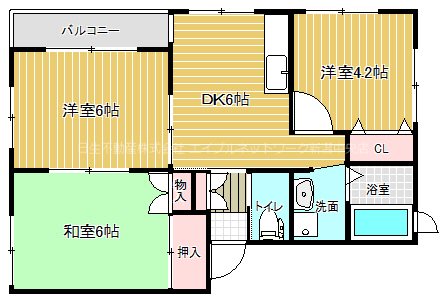 ロイヤル・コート藤E棟 間取り