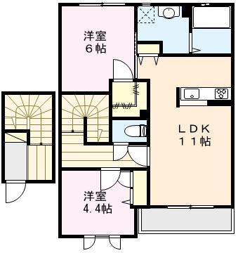 Maison K 202号室 間取り