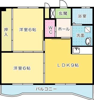 メゾーンイワタテⅡ 間取り図