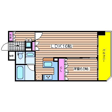 リーガル江戸堀 間取り