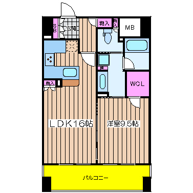 リーガル江戸堀ウエストパーク 間取り