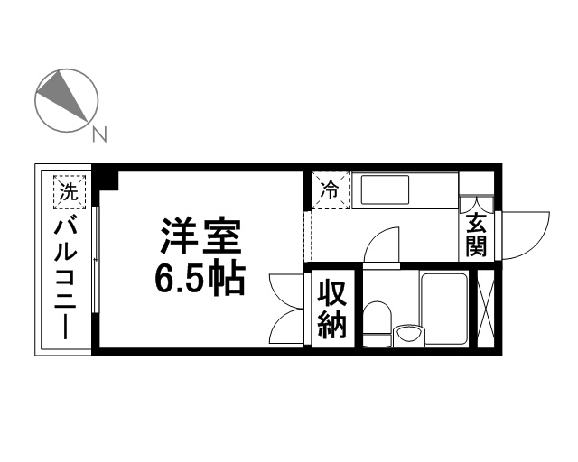 ハイツヤマシン 間取り図