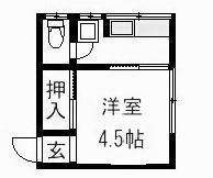 岩崎アパート 201号室 間取り