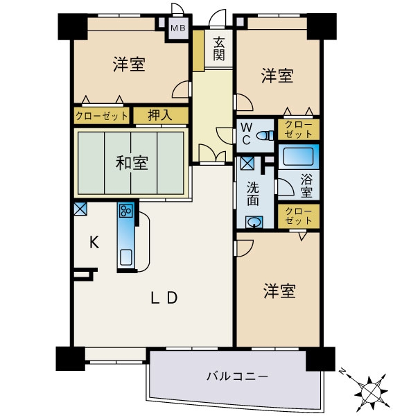 JGMシュリアン周船寺 間取り