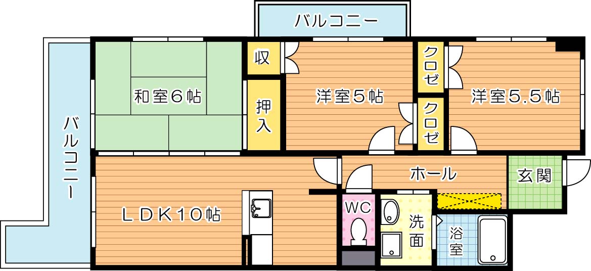 ルネックス古賀 間取り