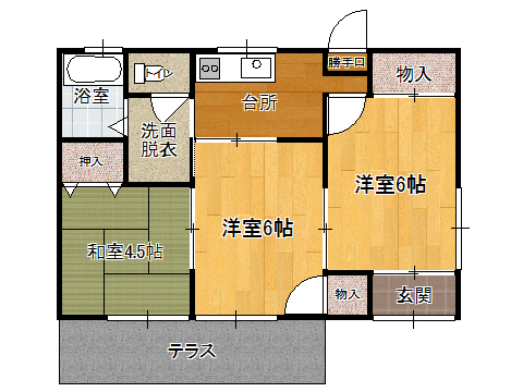 群馬県邑楽郡大泉町坂田７丁目 間取り