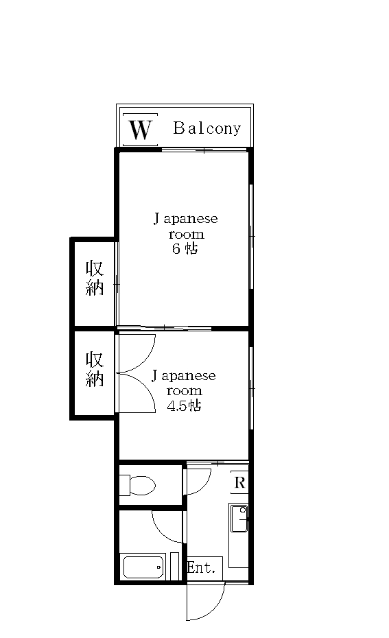 滝野川コーポラス 101号室 間取り