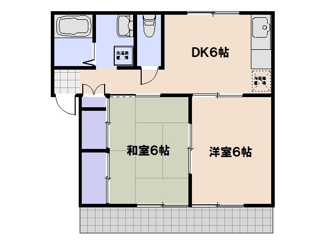 プレジール倉本　A棟 間取り