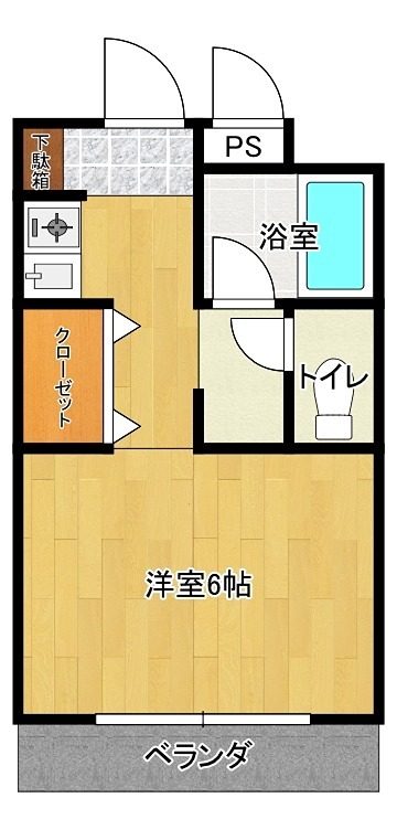 ヒルサイド浜乃木 間取り