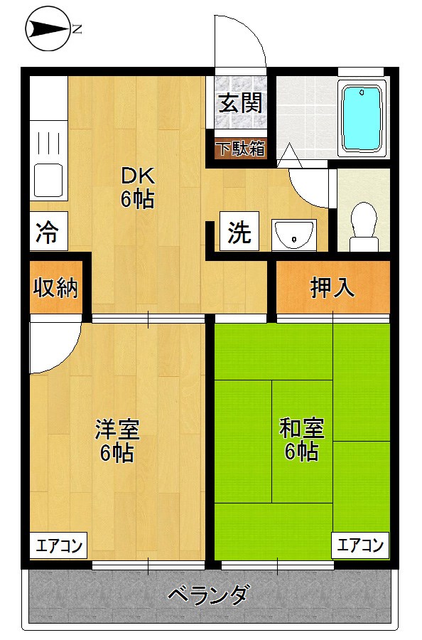 パーシモンハウス 間取り図