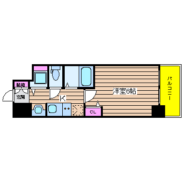 プレサンス阿波座ステーションフロント 間取り