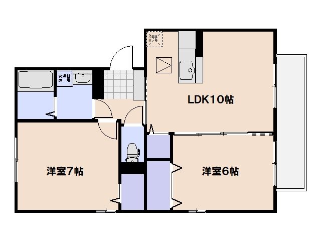 メゾン　ドゥ　プラージュ 間取り図