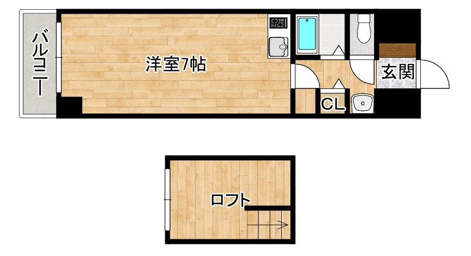 安部山公園センチュリー21壱番館 605号室 間取り
