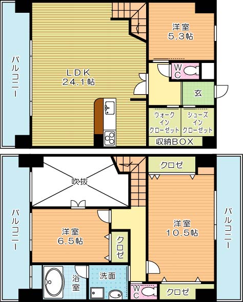 ＢａｙＳｉｄｅＡｓａｎｏ（ベイサイド浅野） 904号室 間取り