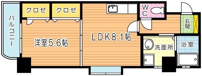 サンシャインシティ 305号室 間取り