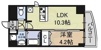 愛知県名古屋市中区新栄１丁目 間取り