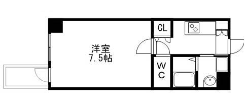 愛知県名古屋市中区新栄１丁目 間取り