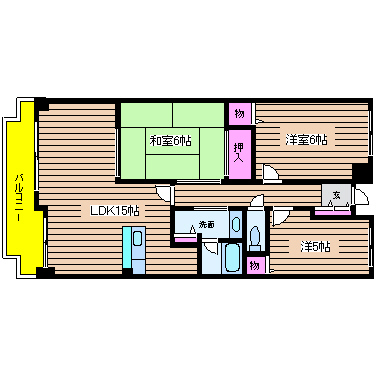 グランドメゾン江戸堀 間取り