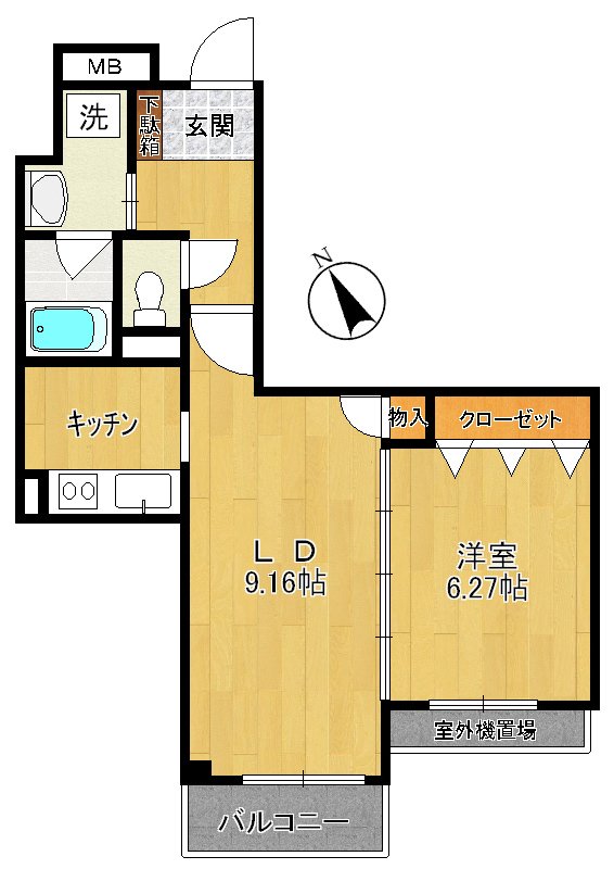 ラ　カーサ　デル・パルマ 間取り図
