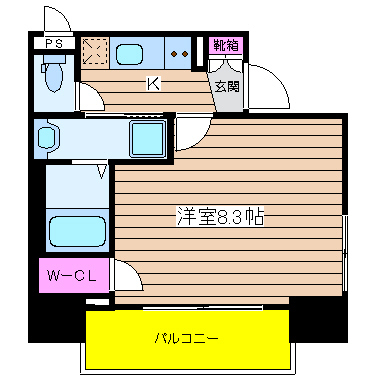プレサンス本町ジョイス 間取り