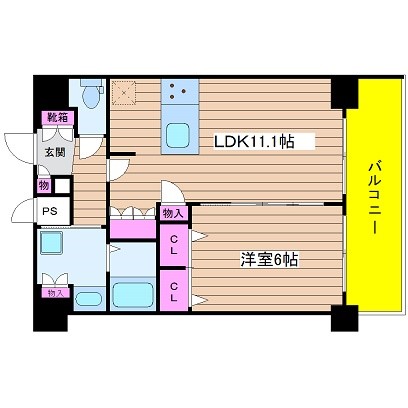 プレサンス本町ジョイス 間取り