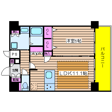 プレサンス本町ジョイス 間取り