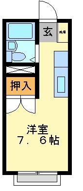 STハウス 102号室 間取り