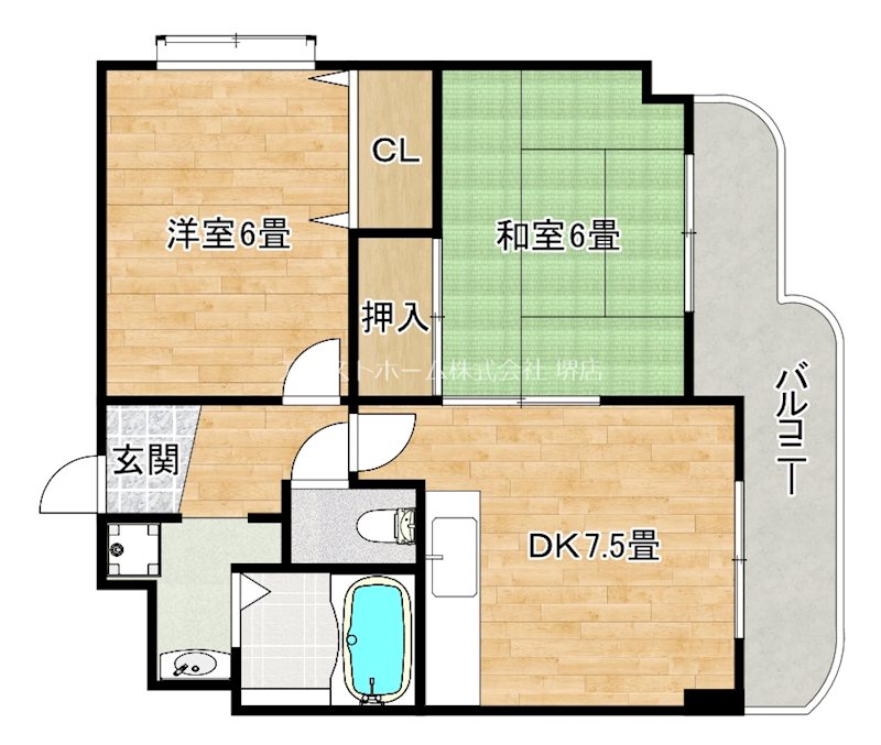 グランディール浜寺 間取り