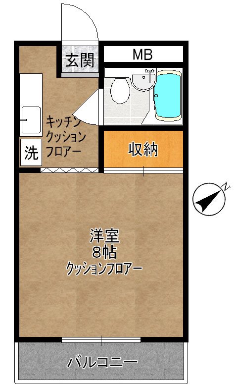 マルトサロン 305号室 間取り