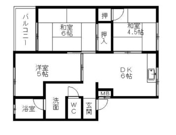 愛知県名古屋市東区矢田南３丁目 間取り