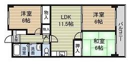 愛知県名古屋市東区矢田１丁目 間取り