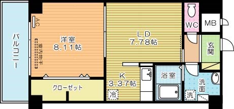 木下鉱産ビルⅤ 302号室 間取り