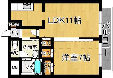 プラン・ラノⅡ 間取り図
