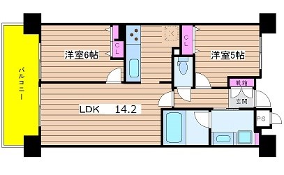 大阪府大阪市西区南堀江２丁目 間取り