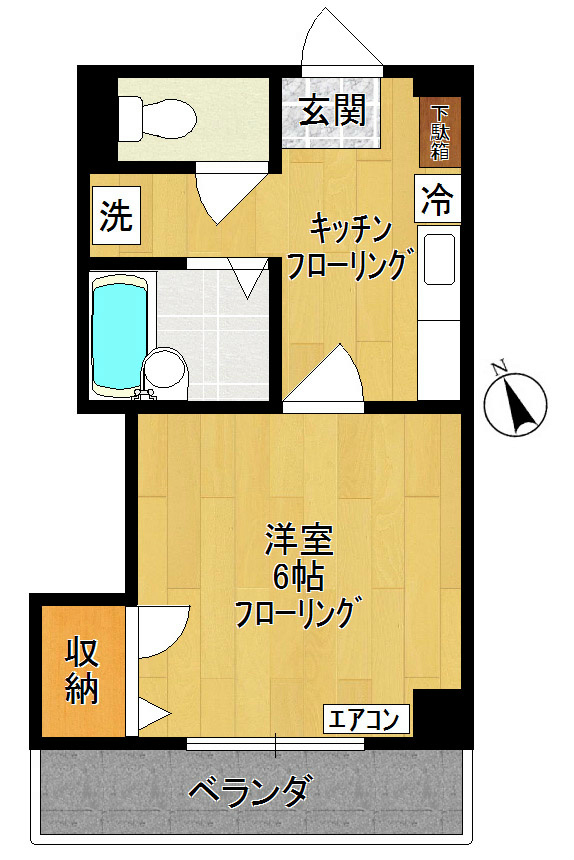 プログレッソ 302号室 間取り
